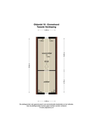 Floorplan - Oldambt 10, 8302 JG Emmeloord